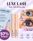 2 stk Luxe Lash Øjenvippeserum